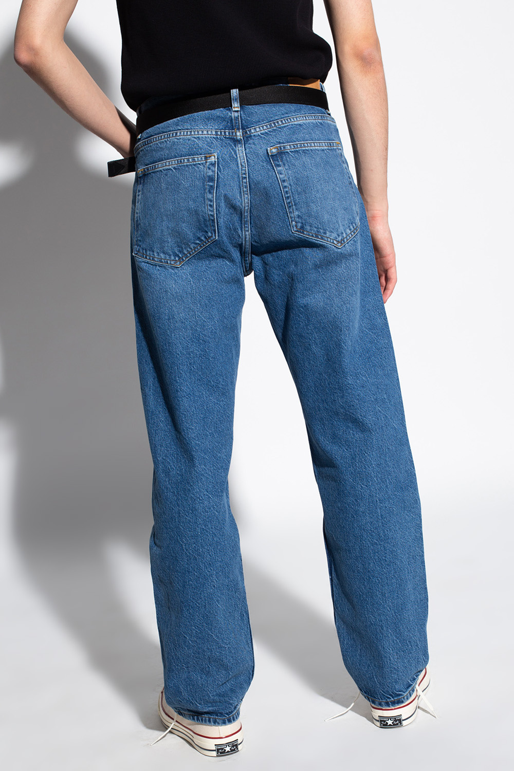 Samsøe Samsøe Macacão Sisal Jeans Utilitário Blue Jeans