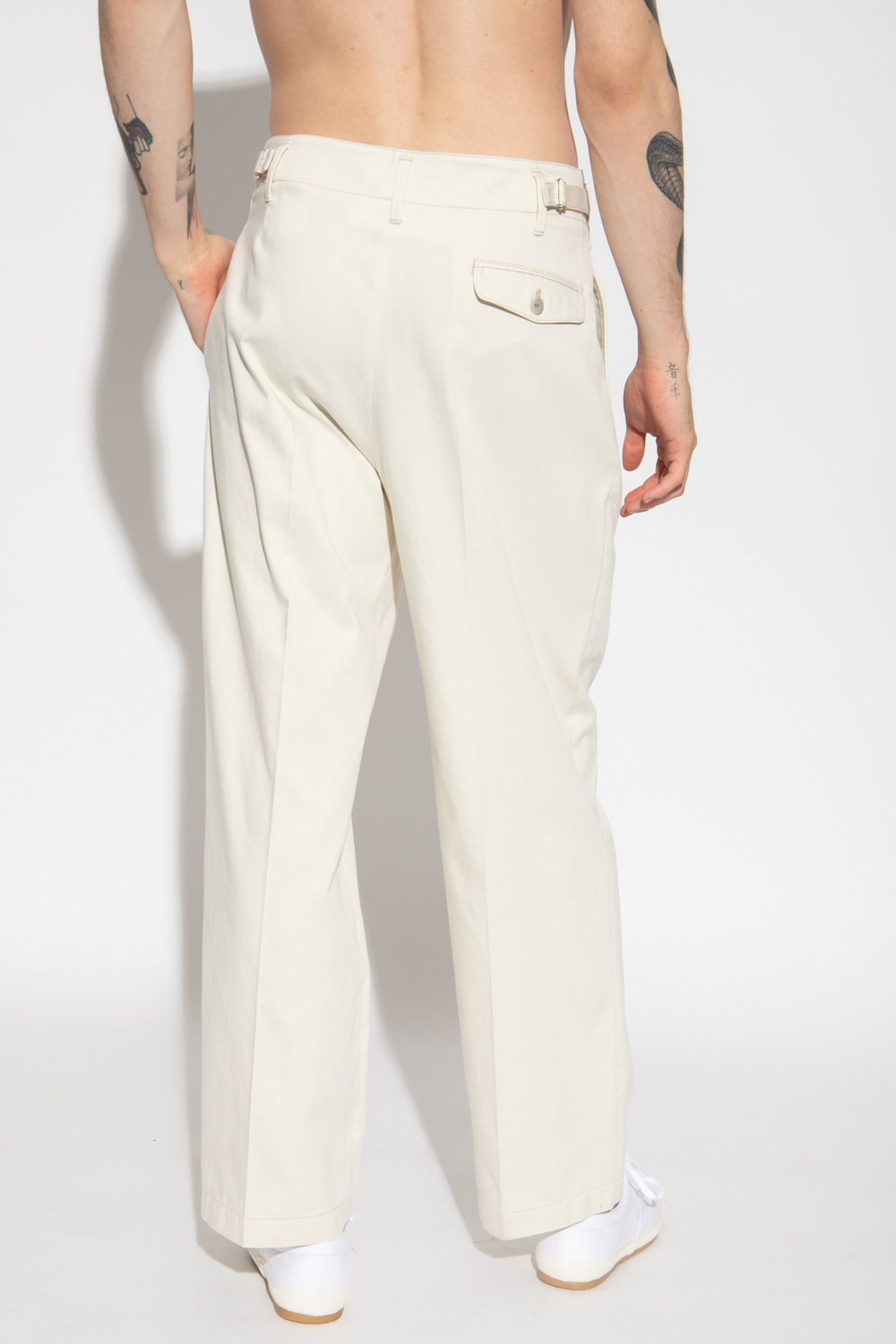 Lemaire emporio trousers with double pleats