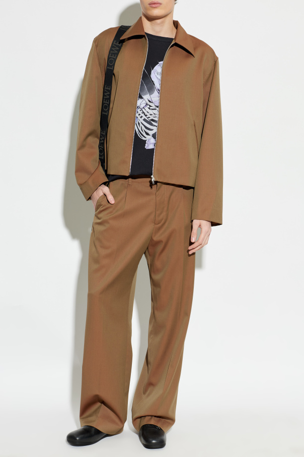 Our Legacy Pantalones de lana con raya marcada