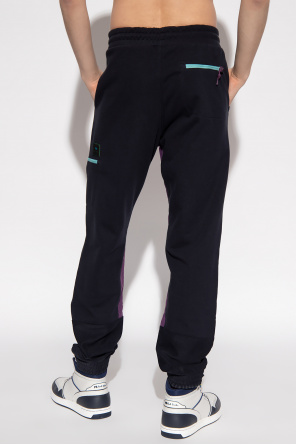 Crepe Plunge Wrap Detail Maxi Dress Sweatpants with logo