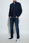 PS Paul Smith Tommy Jeans Timeless Svart sweatshirt i polarfleece med halvlång dragkedja
