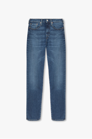 Tapered jeans od T-Shirt mit Druckmotiv auf dem Rücke