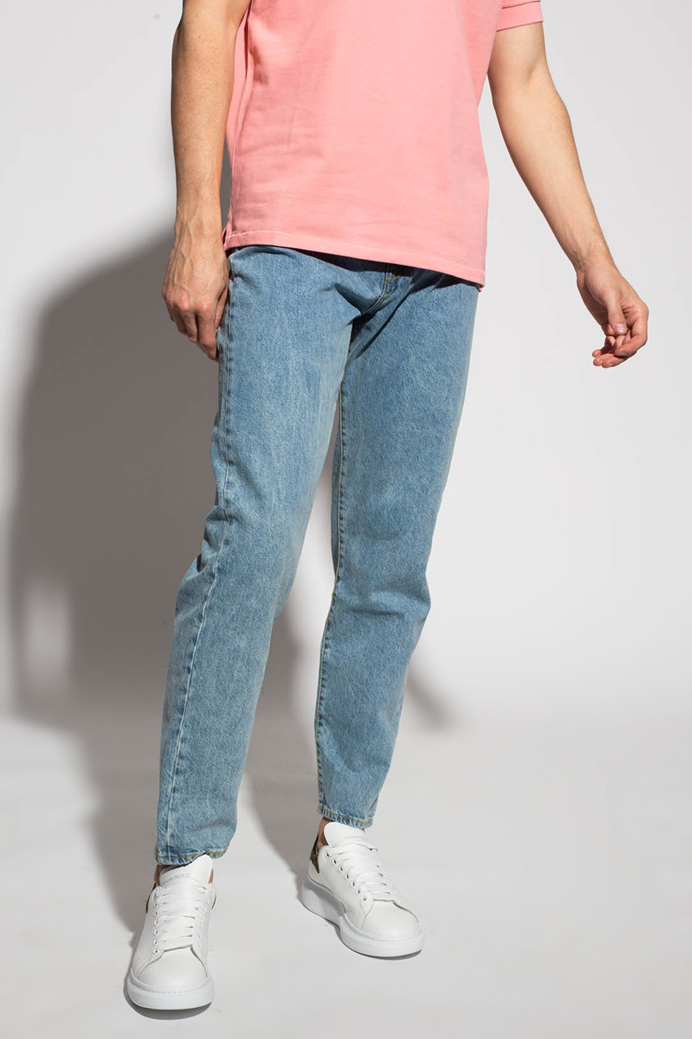 River Island floral ruched mini dress in pink Organic cotton jeans