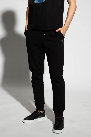 Gauge81 Black Naha Mini Dress Sweatpants with logo