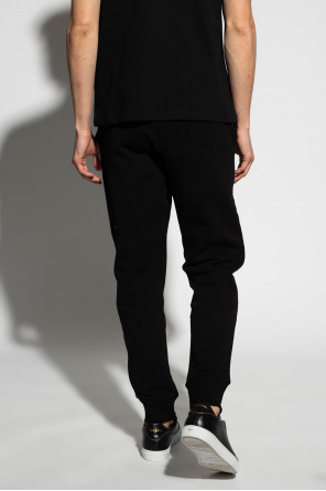 Gauge81 Black Naha Mini Dress Sweatpants with logo