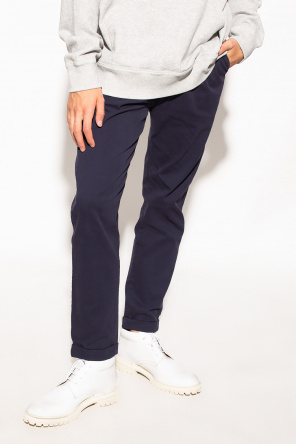 Великий темно синій пильник armani jeans 49х40 мішок Trousers with logo