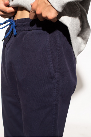 Великий темно синій пильник armani jeans 49х40 мішок Trousers with logo
