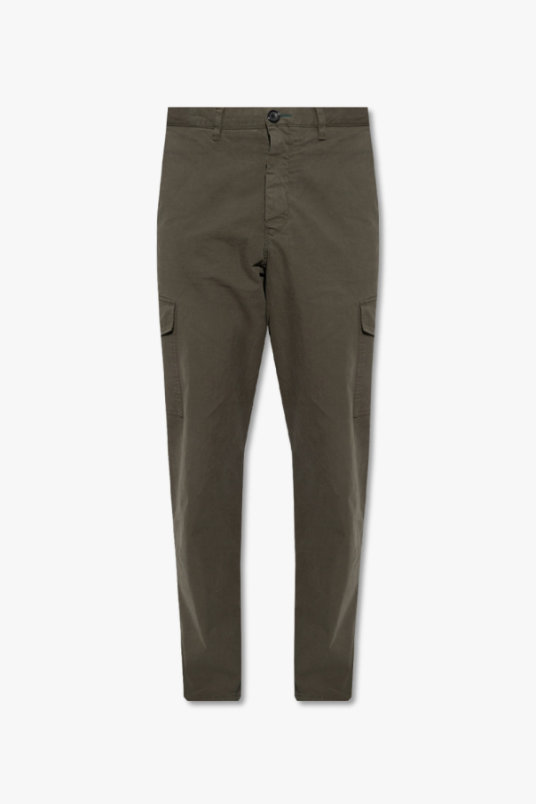 PS Paul Smith Ribbed trousers with multiple pockets