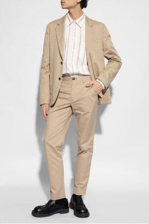 Trousers with tapered legs od philosophy di lorenzo serafini oversized checked wool jacket
