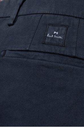 PS Paul Smith Spodnie z naszywką z logo