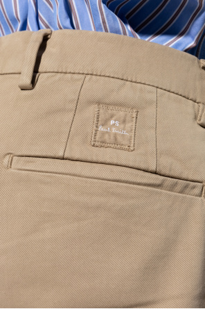 PS Paul Smith Spodnie z naszywką z logo
