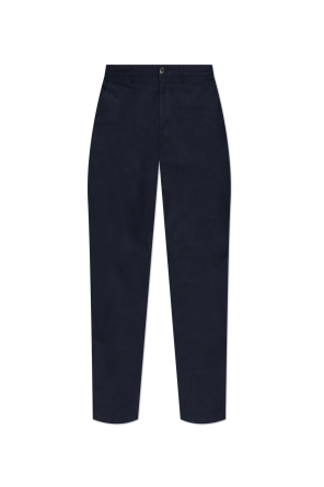 Trousers with tapered legs
