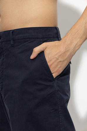 PS Paul Smith Pantaloni din bumbac cu croială dreaptă