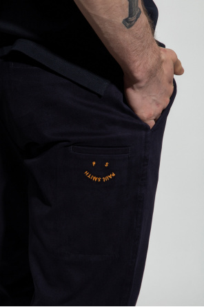 PS Paul Smith trousers High-Rise with logo