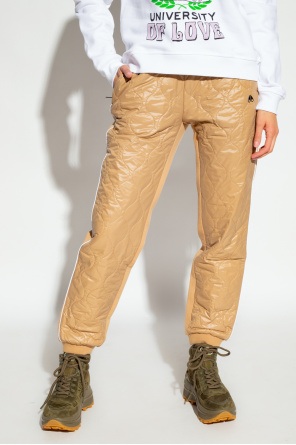 Moose Knuckles denim-print high-waist leggings