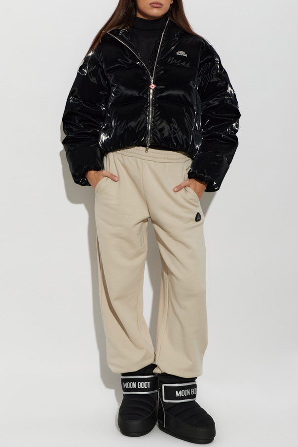 Moose Knuckles Track pants with logo patch