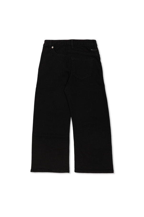 MM6 Maison Margiela Kids Asymmetrical cut jeans