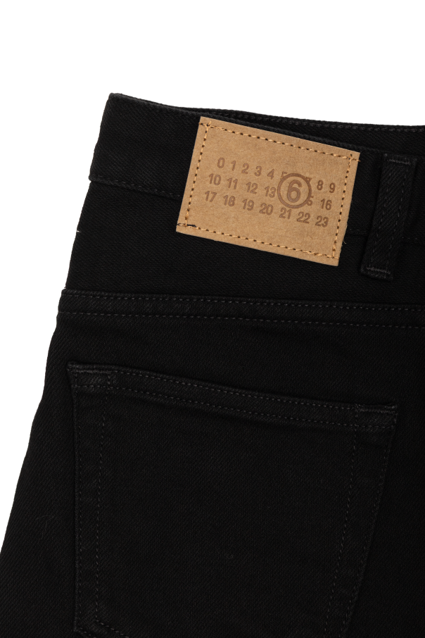 MM6 Maison Margiela Kids Asymmetrical cut jeans