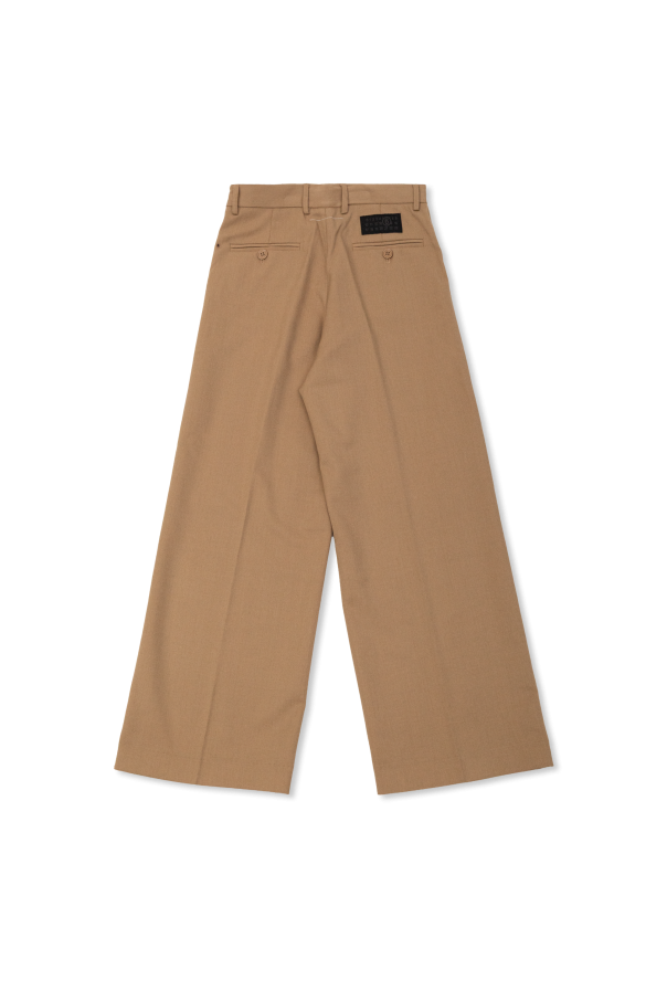 MM6 Maison Margiela Kids Pantalones de raya marcada