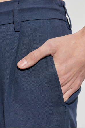 Eleventy Creased trousers