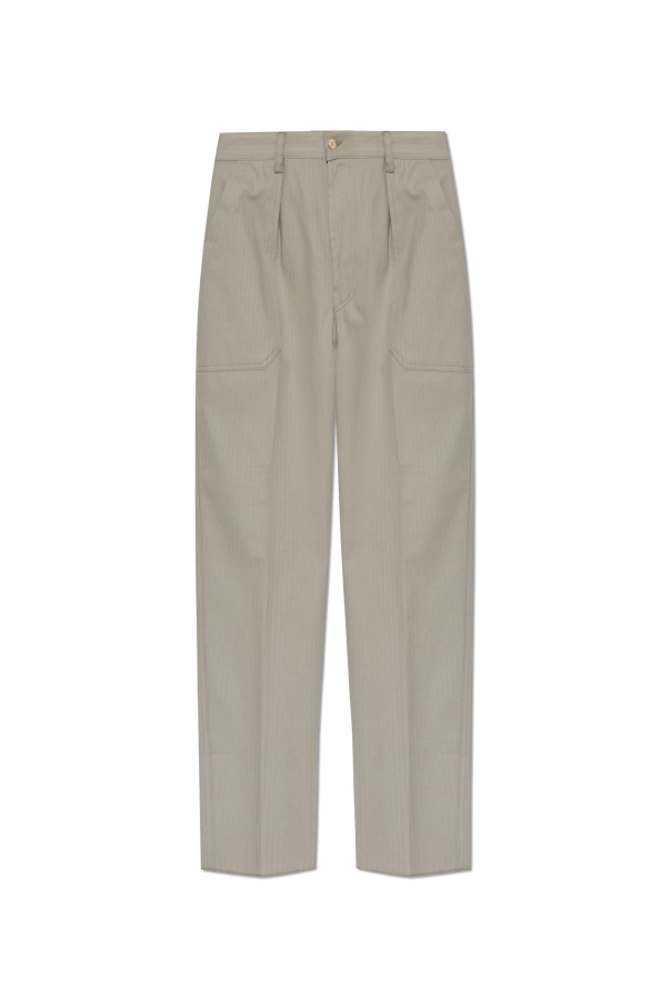 Herringbone pattern trousers od Eleventy