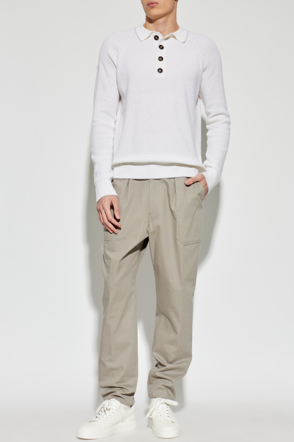 Eleventy Pantalones con estampado de espiga