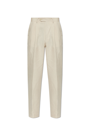 Tapered leg trousers
