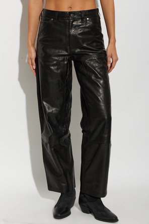 AllSaints Pantalones de cuero 'Manta'