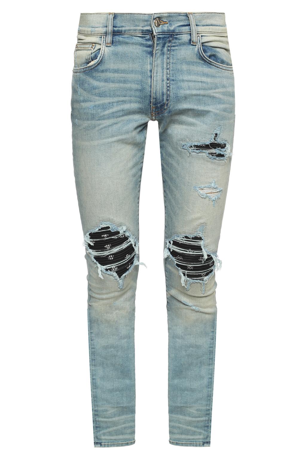 light blue amiri jeans