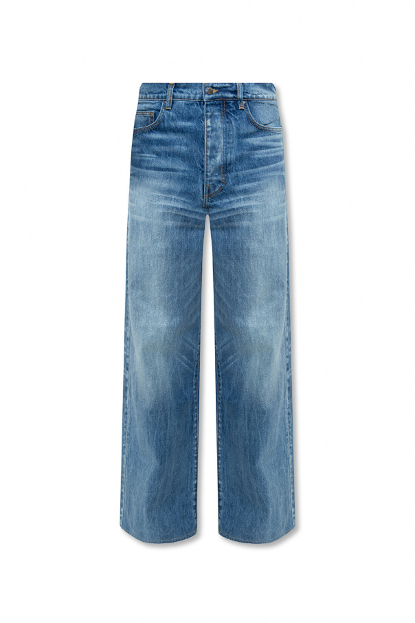 Amiri Acne Studios Skinny-Jeans mit hohem Bund Schwarz