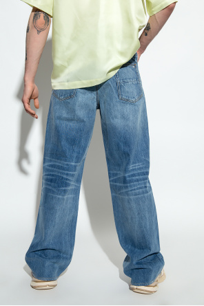 Amiri Acne Studios Skinny-Jeans mit hohem Bund Schwarz