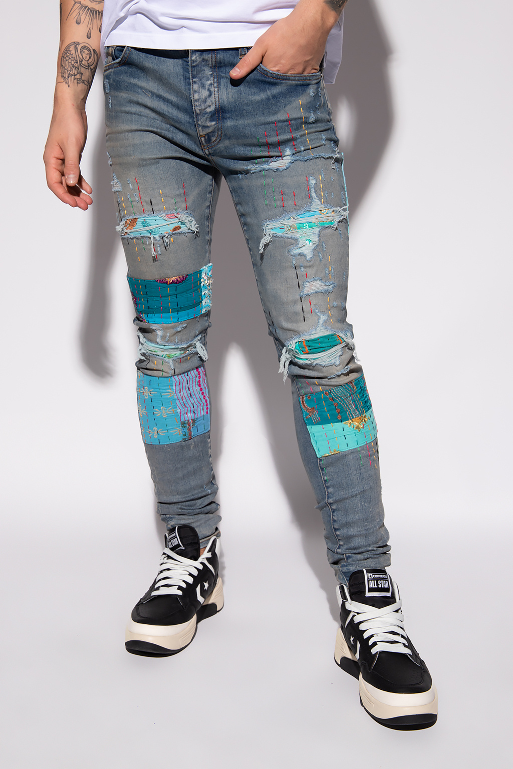 Amiri Patched jeans