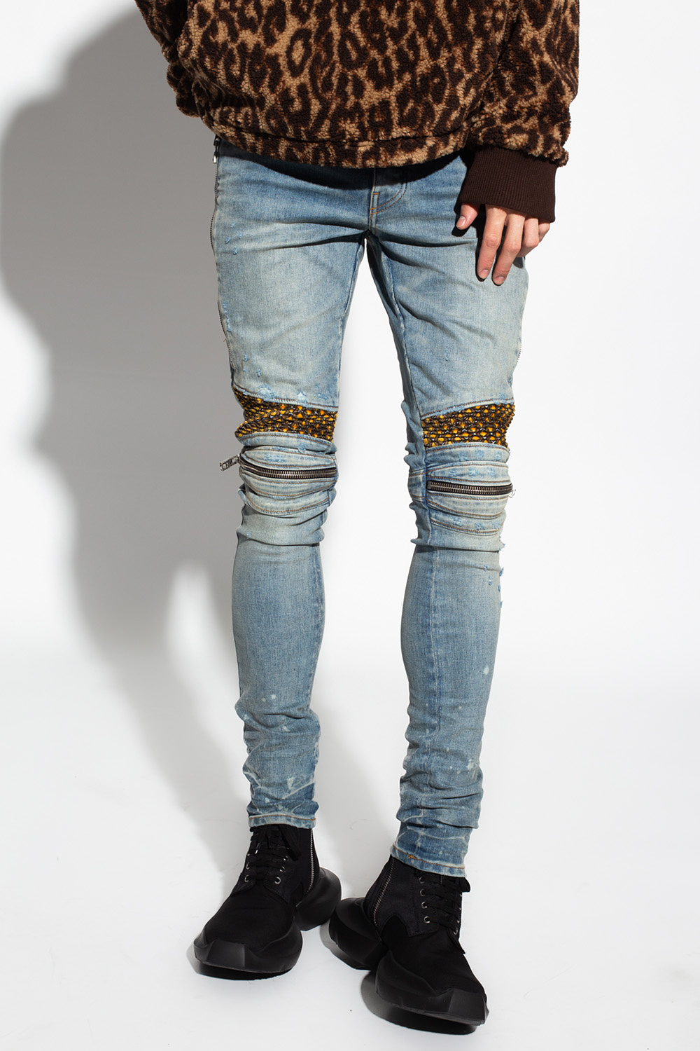 Amiri Jeans with zippers