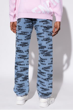 VETEMENTS High-Rise Flared Jeans Seaside