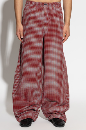 VETEMENTS Checked trousers