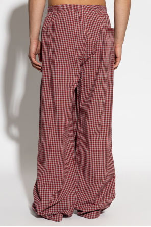 VETEMENTS Checked trousers
