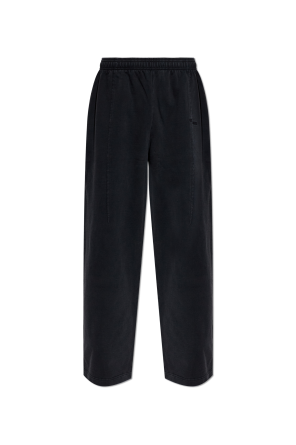 Spodnie dresowe z efektem `vintage` od VETEMENTS