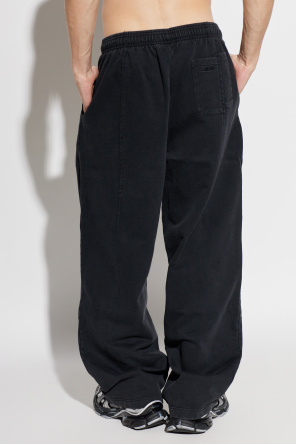 VETEMENTS Spodnie dresowe z efektem `vintage`
