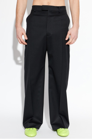 VETEMENTS Pantalones de raya con bandas decorativas