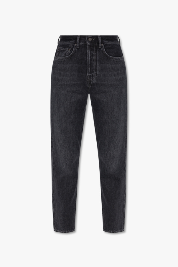 Acne Studios Jeans Pulp Slim Taille Haute Bleu-noir