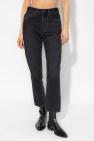 Acne Studios BLACK Jeans with logo