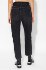 Acne Studios BLACK Jeans with logo