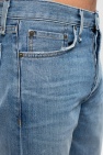 STAUD Shoko colour-block jumper dress Blue  Distressed jeans