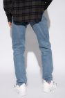 Liu Jo Jeans Womans Pink Leather  Slim-fit jeans