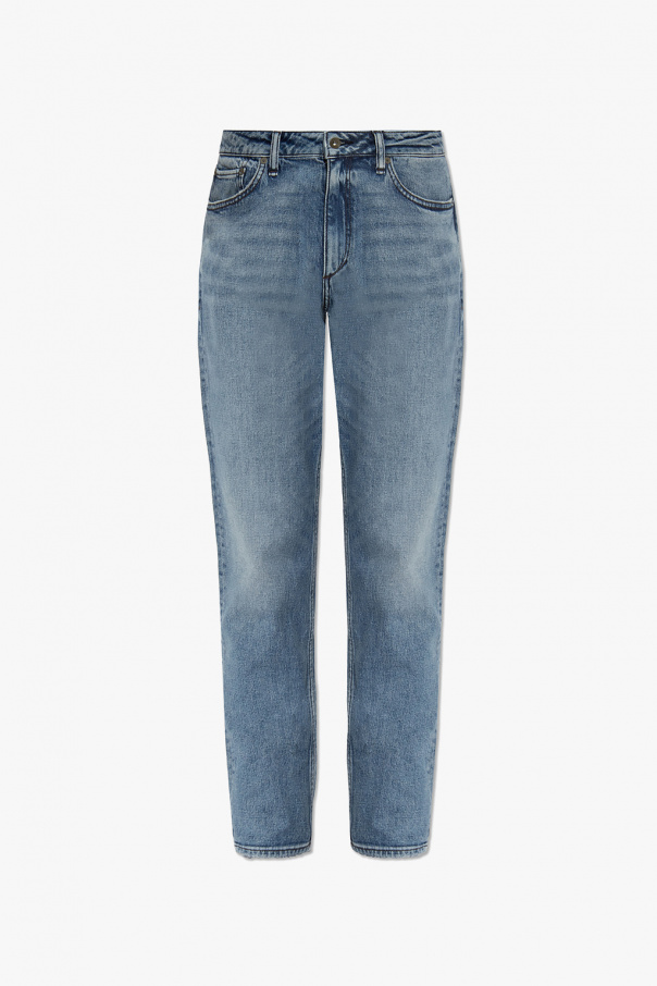 shirt dress zip  Wrangler Skinny jeans in blauw