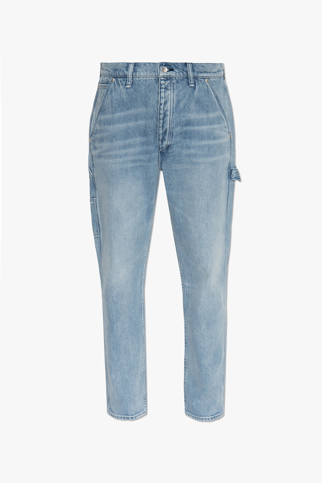 Blue High Rise Carrot Leg Jeans, Blue from Missguided on 21 Buttons