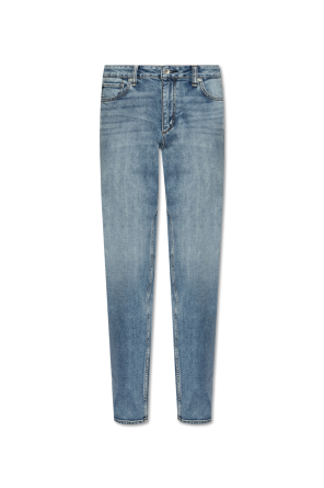 Jeans with slightly tapered legs od DIESEL T-SHIRT WITH LETTERING 