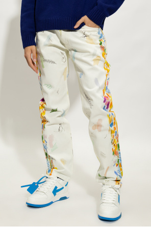 Casablanca Patterned straight jeans