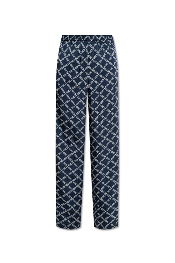 ONLY Jeans PAOLA blu scuro Monogrammed trousers