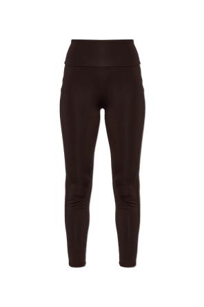 Logo-patch leggings